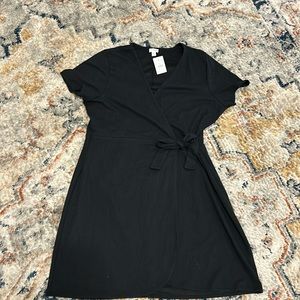 Black Wrap Dress